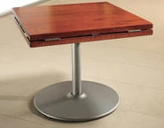 Wood Dropleaf Table Square