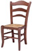 Wood Ladder Back Rush Seat Chair