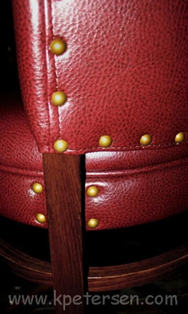 Reprise Wooden Bar Stool Rear View Detail