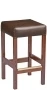 Square Seat Wood Bar Stool