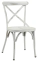 X Back Bentwood Style Steel Restaurant Chair Steel Seat Seat
